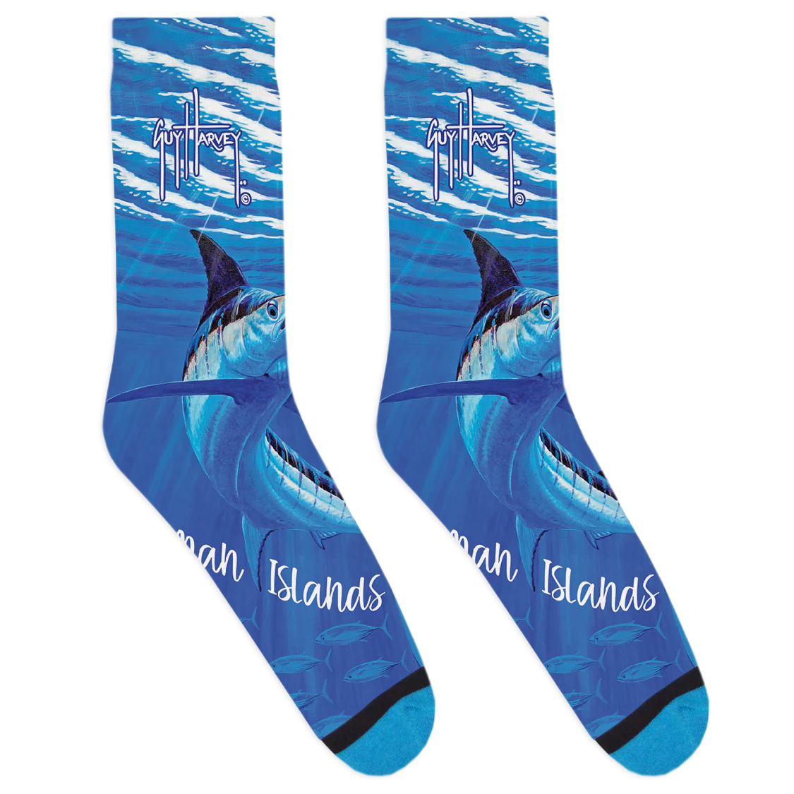 Guy Harvey Cayman Islands - Blue Marlin Socks