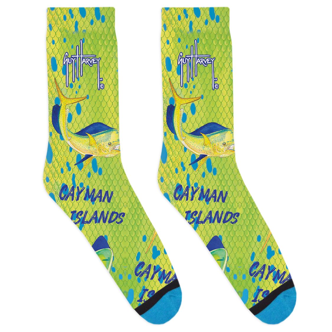 Guy Harvey Cayman Islands - Mahi Skin Socks