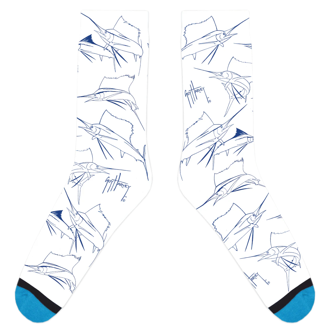 Guy Harvey Classic Sailfish Socks