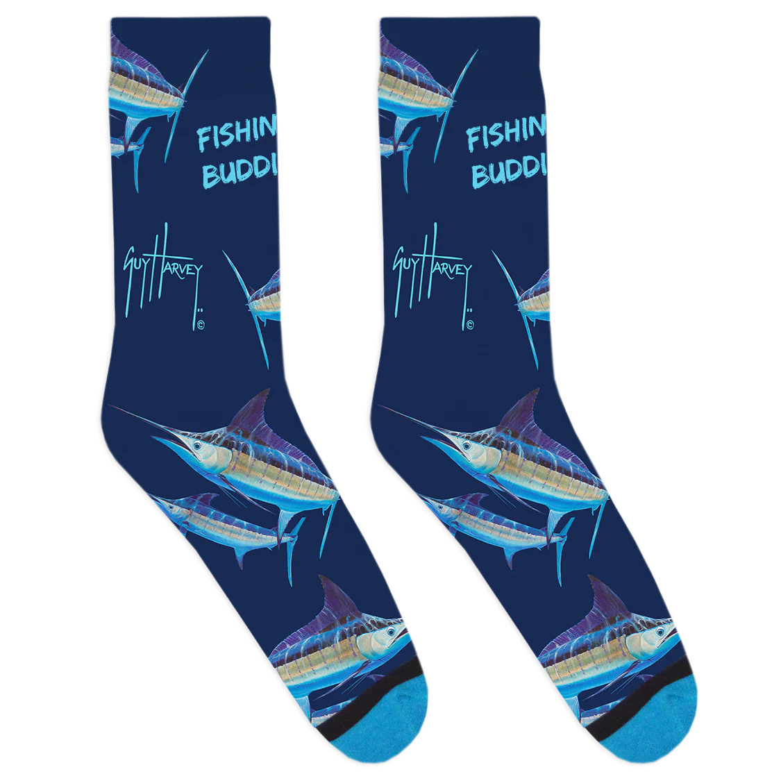 Guy Harvey Fishing Buddies Marlin Socks
