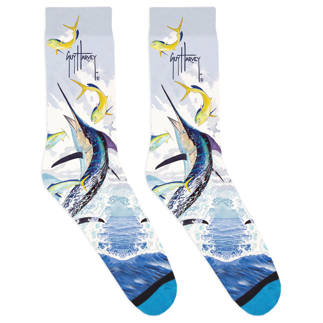 Guy Harvey Collection: Marlin Mahi Jump