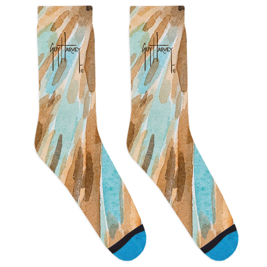 Guy Harvey Turtle Shell Socks