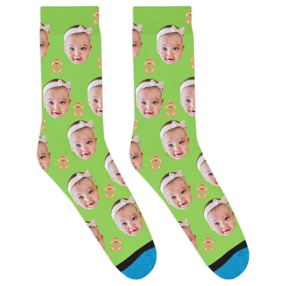 Custom Gingerbread Socks - Image 4