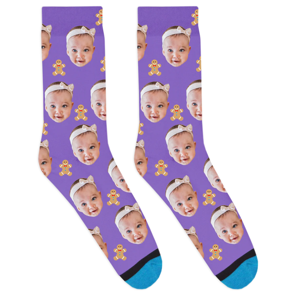 Custom Gingerbread Socks - Image 8