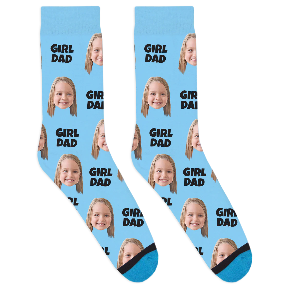 Custom Girl Dad Socks - Image 2