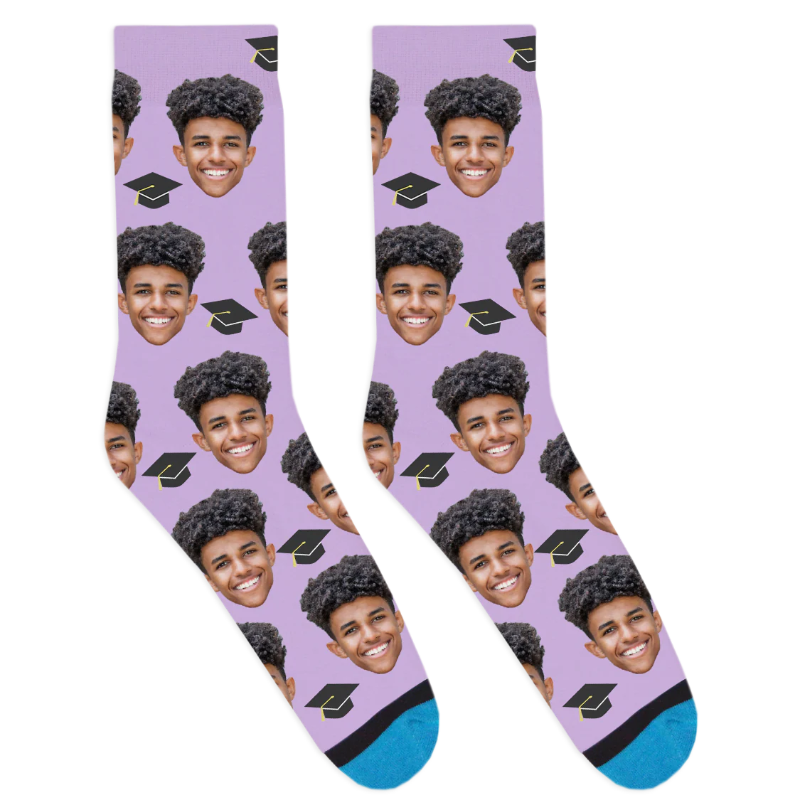Custom Graduation Hat Socks - Image 5