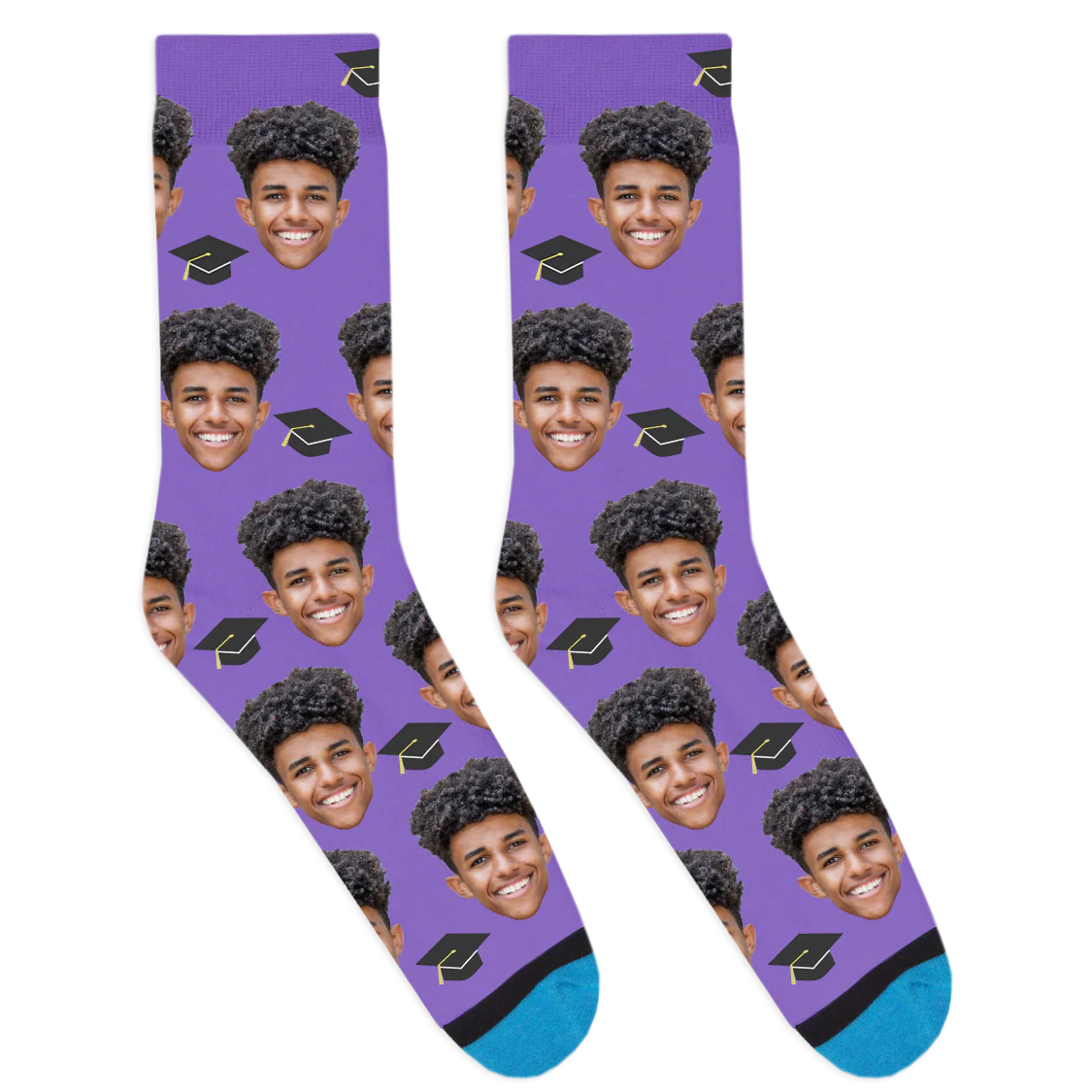 Custom Graduation Hat Socks - Image 8