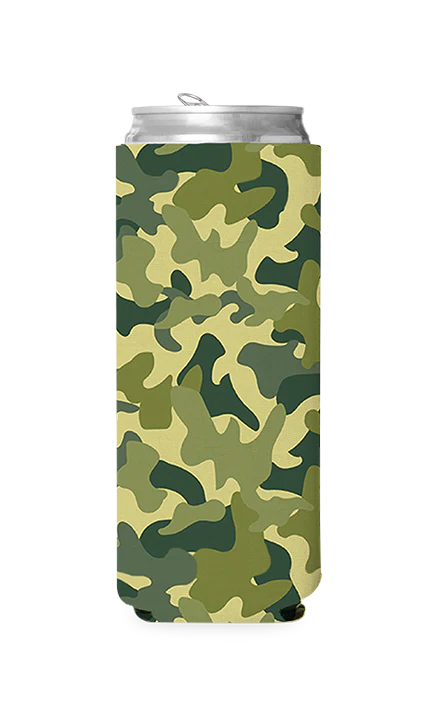 Green Camo Predesigned Can Cooler - Image 2