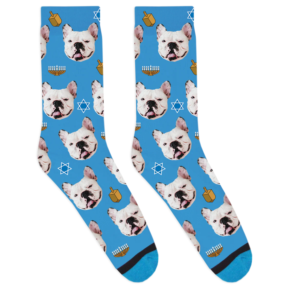 Custom Hanukkah Socks - Image 2