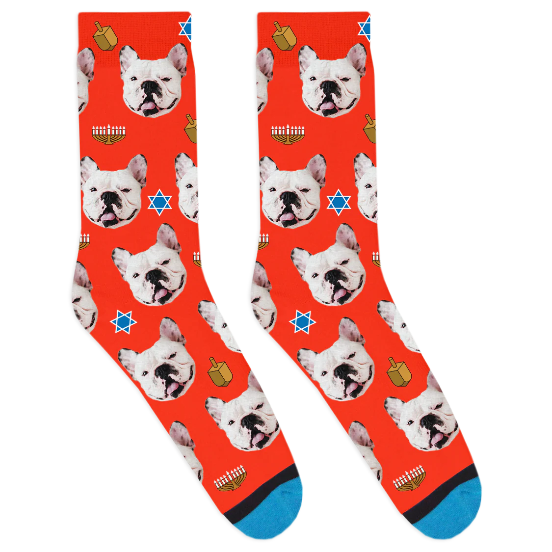 Custom Hanukkah Socks - Image 9