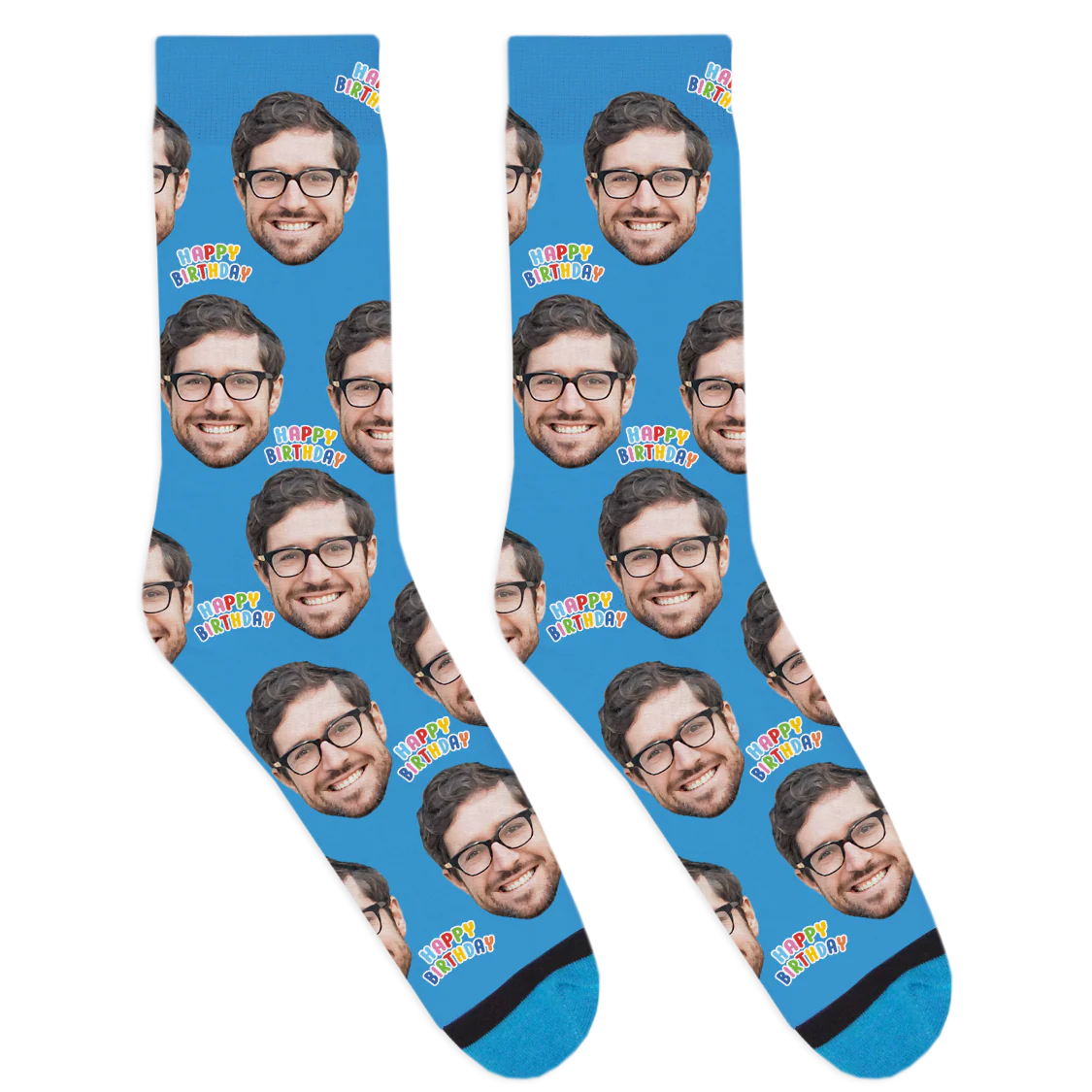 Custom Happy Birthday Socks - Image 3