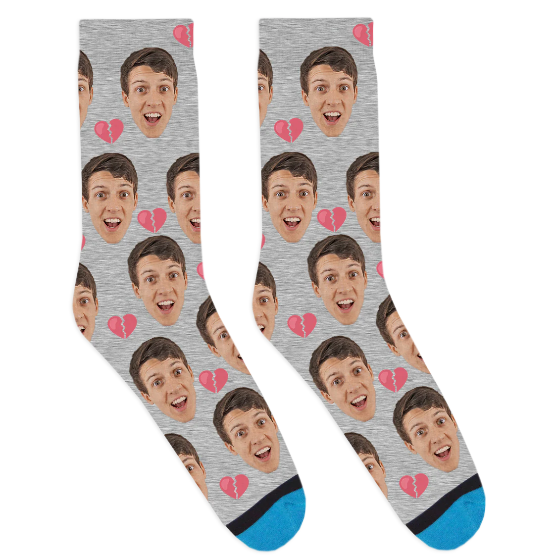 Custom Heart Break Socks - Image 5