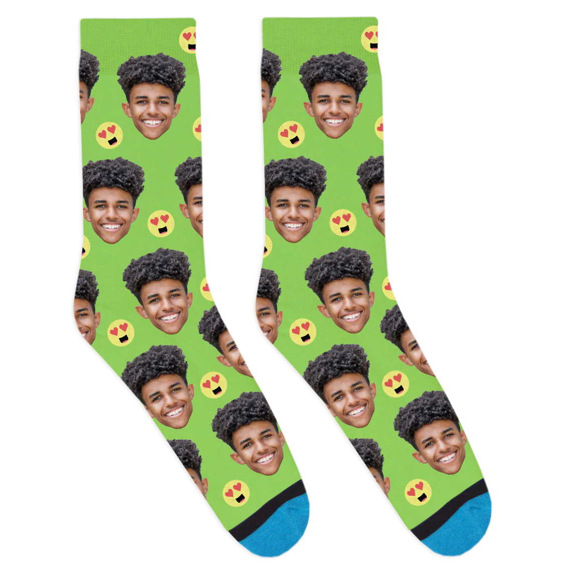 Custom Heart Eyes Socks - Image 3