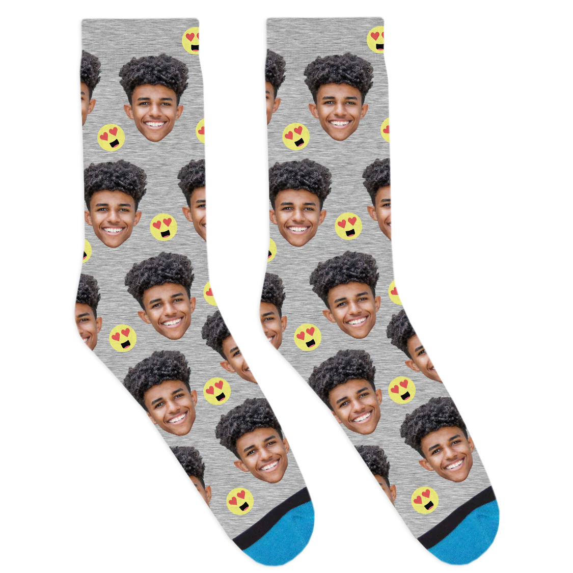 Custom Heart Eyes Socks - Image 4