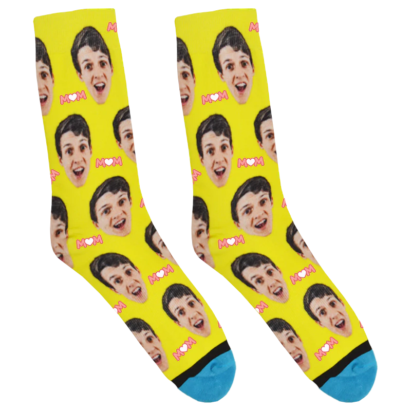 Custom Heart Mom Socks - Image 10