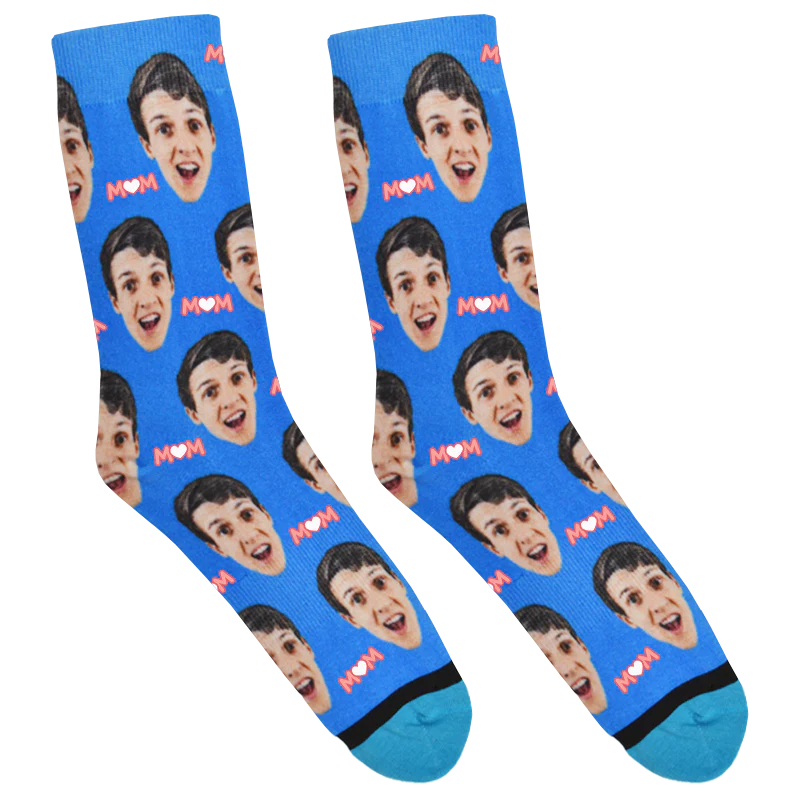 Custom Heart Mom Socks - Image 3