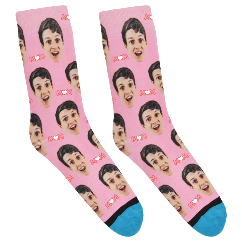Custom Heart Mom Socks - Image 8