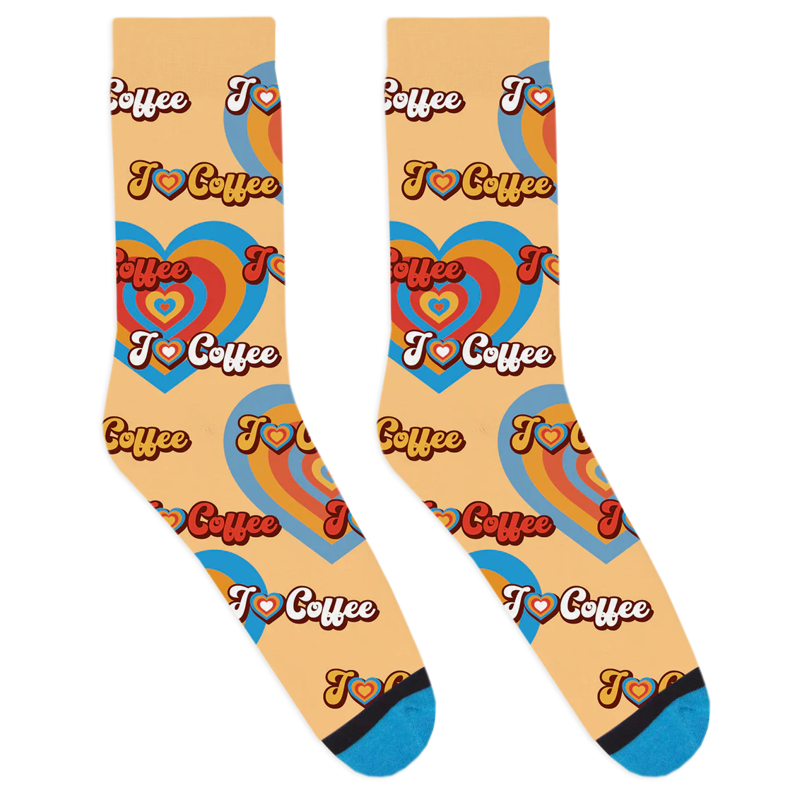 I Heart Coffee Socks - Image 3