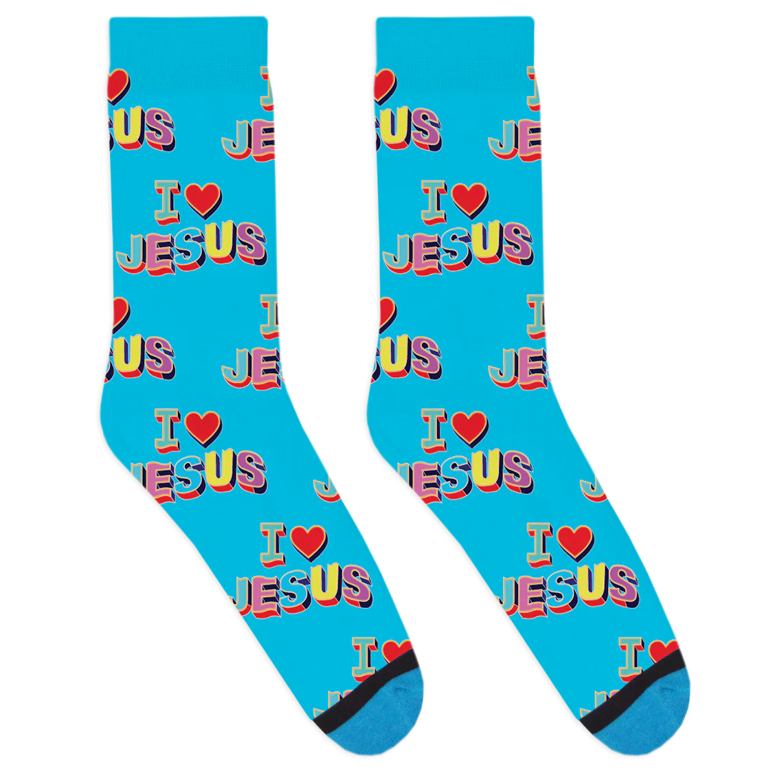 I Heart Jesus Socks - Image 2