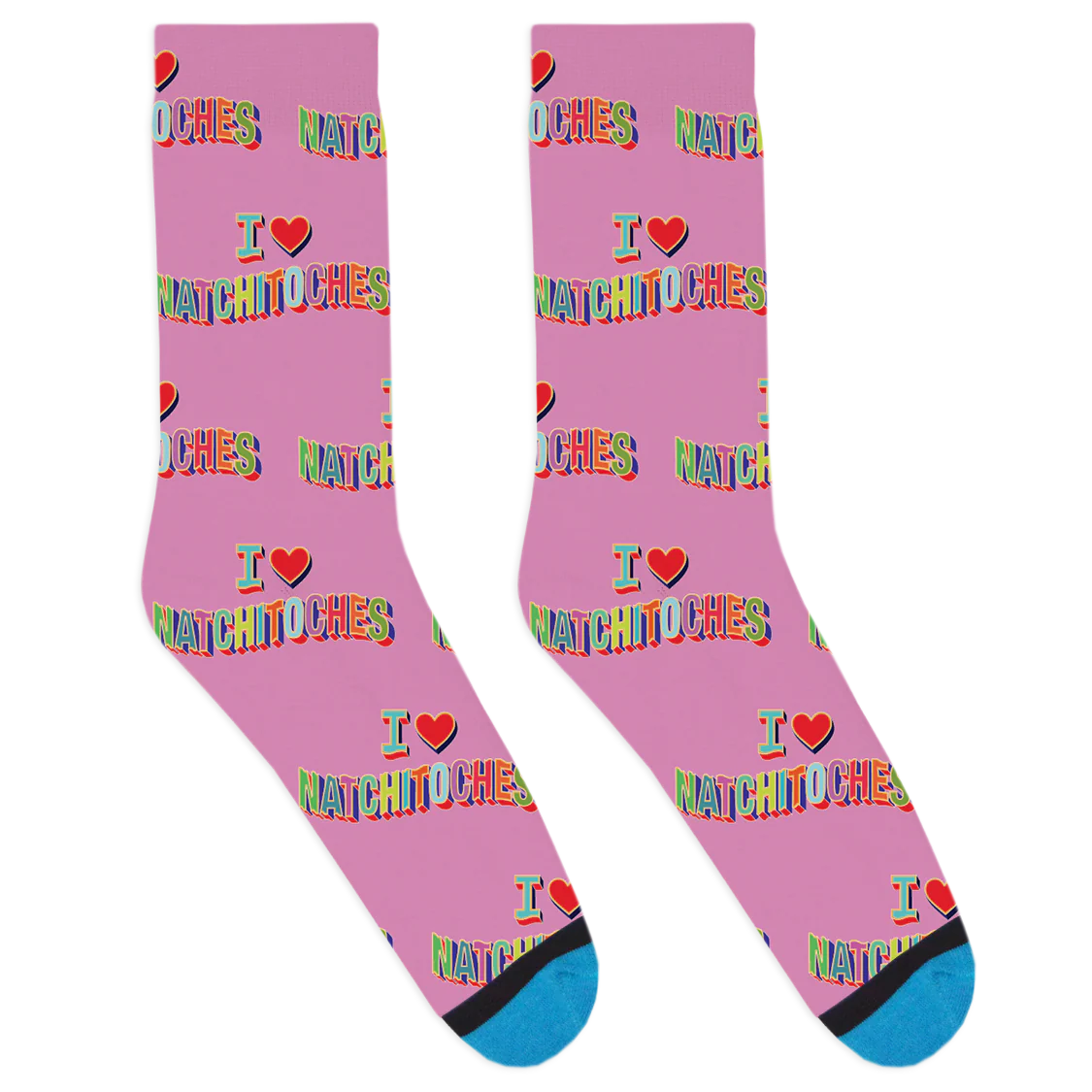 I Heart Natchitoches Socks