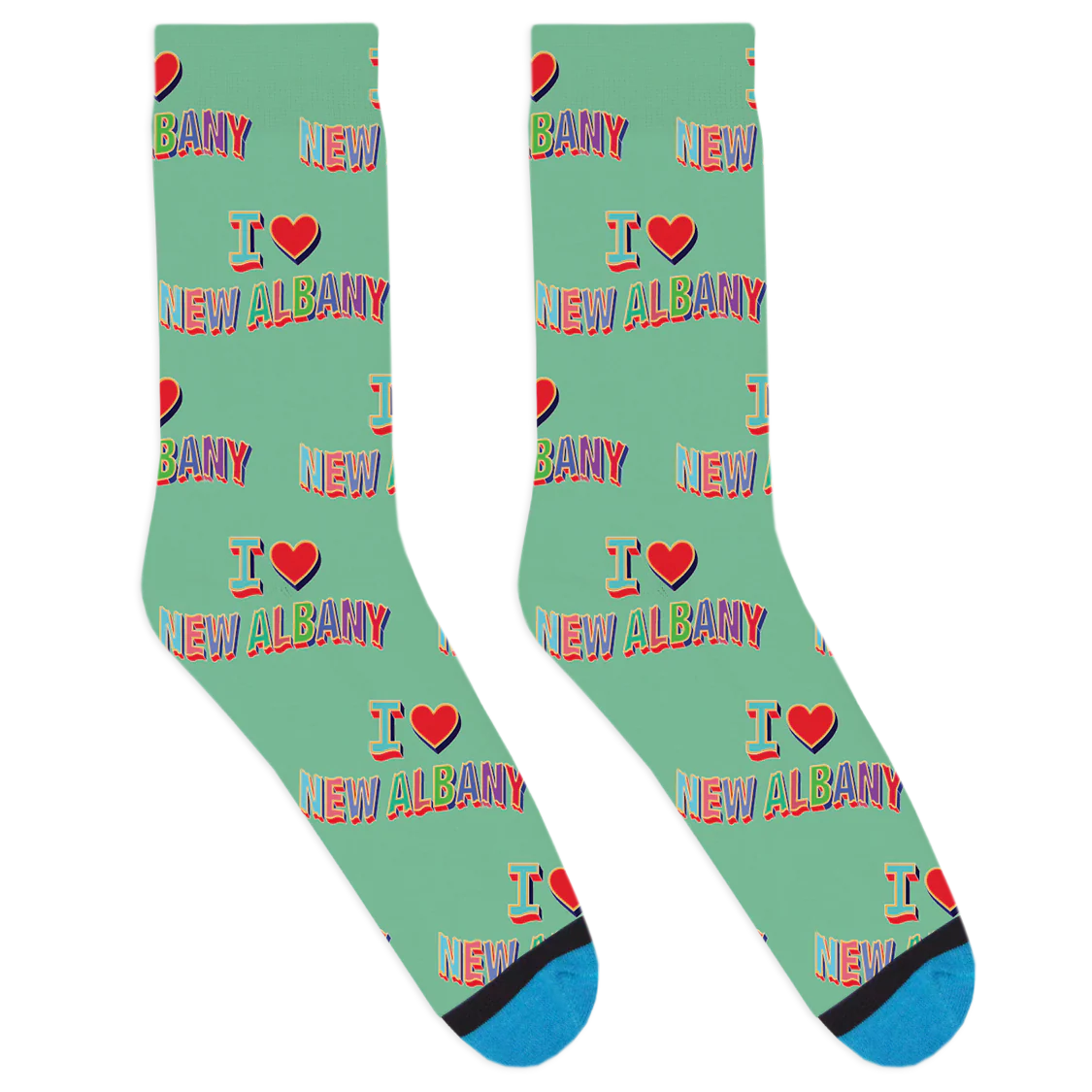 I Heart New Albany Socks - Image 2