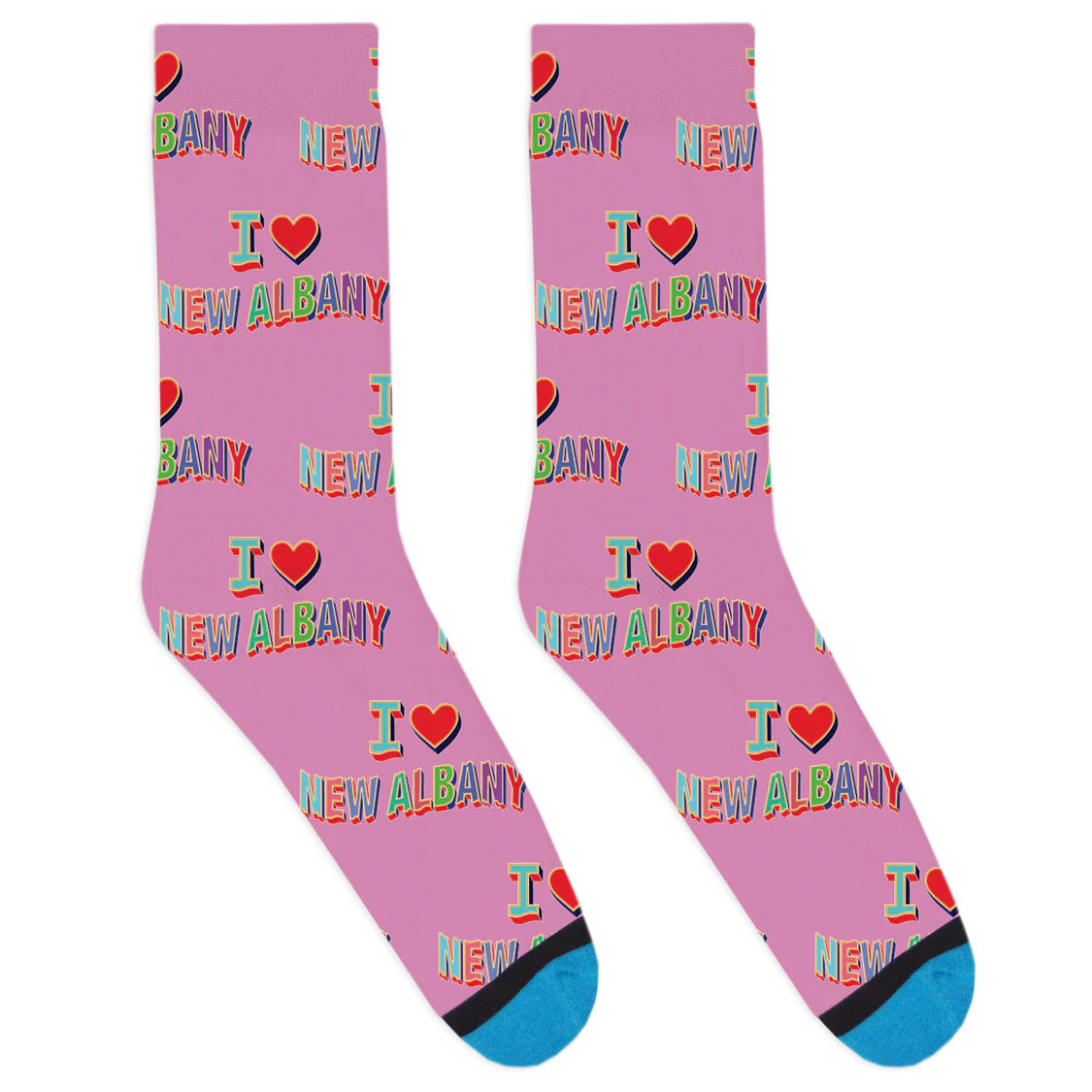 I Heart New Albany Socks - Image 3