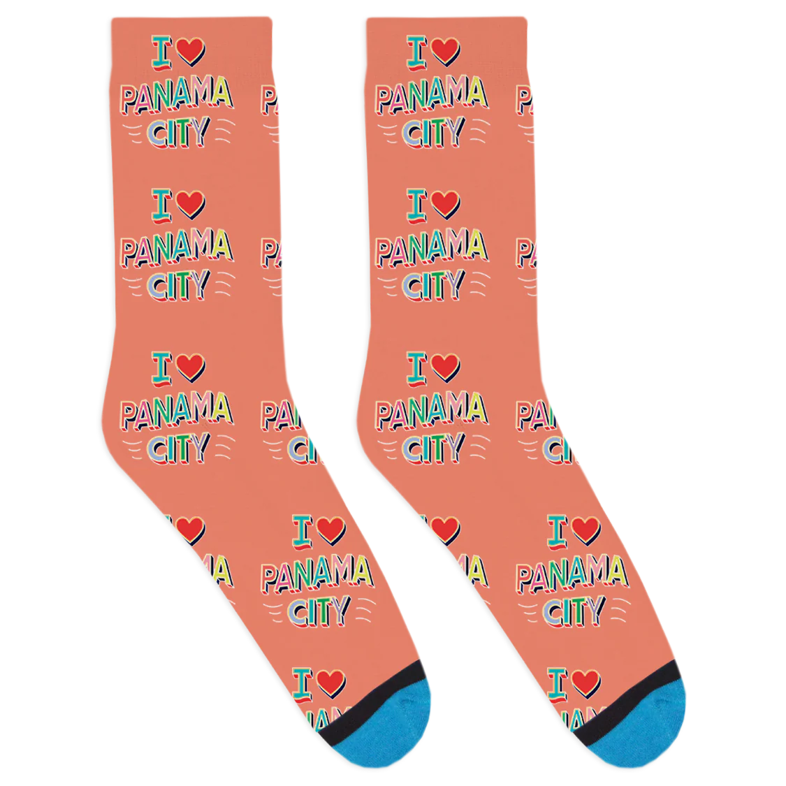 I Heart Panama City Socks - Image 3