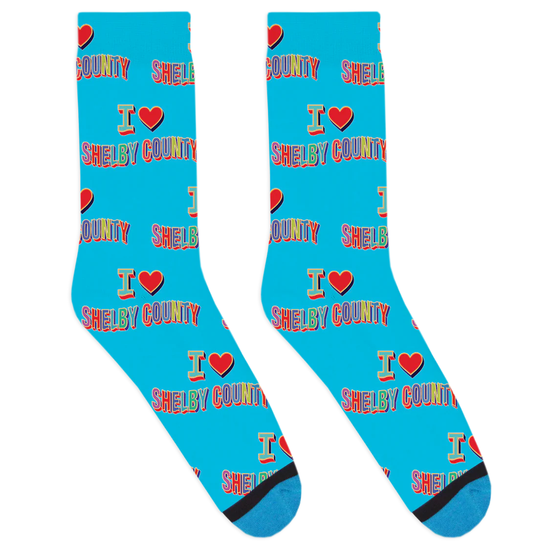 I Heart Shelby County Socks