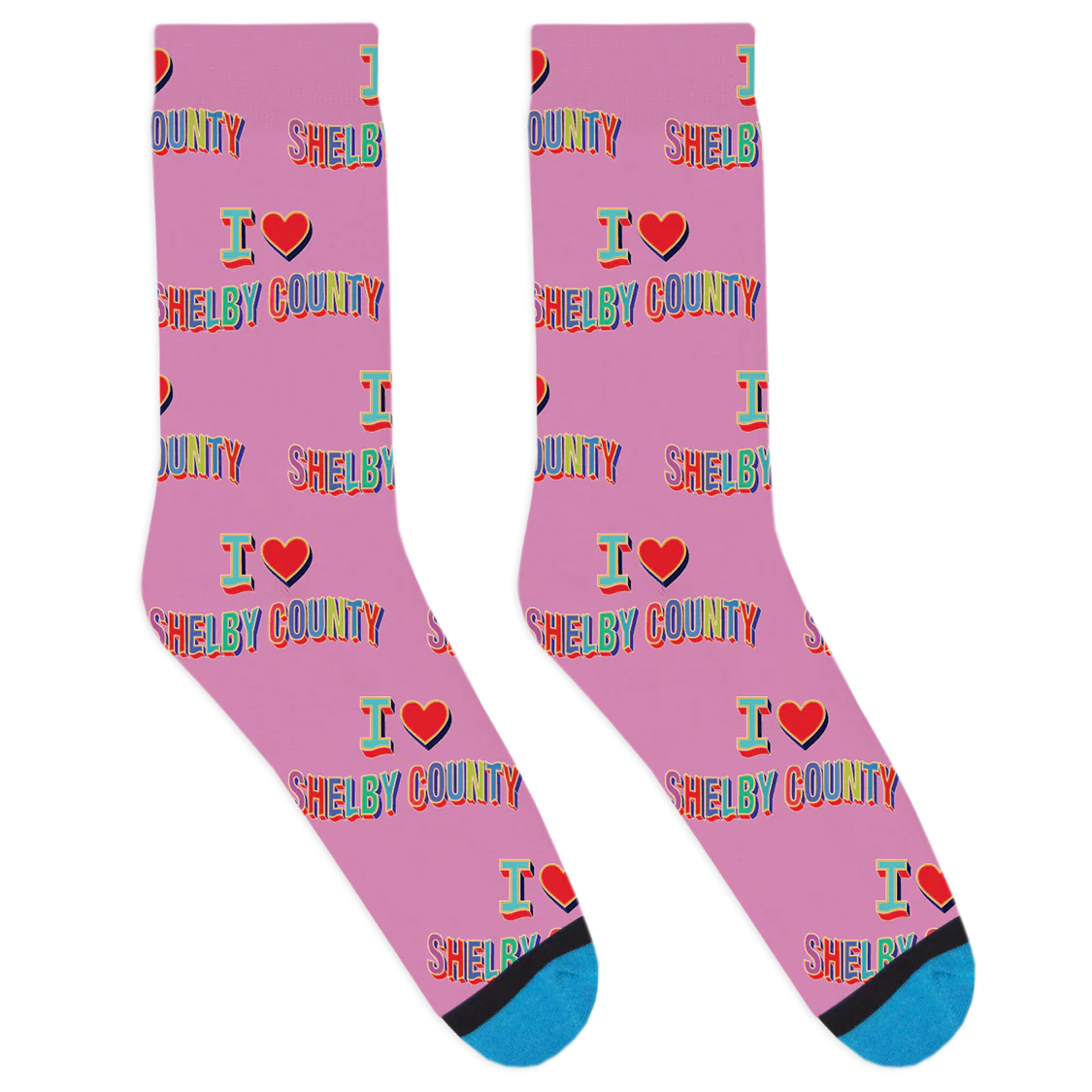 I Heart Shelby County Socks - Image 2