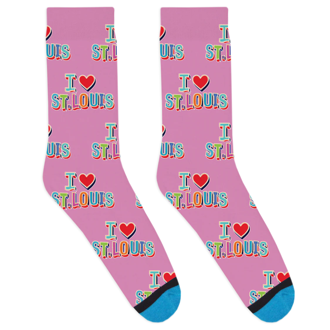 I Heart St Louis Socks - Image 3