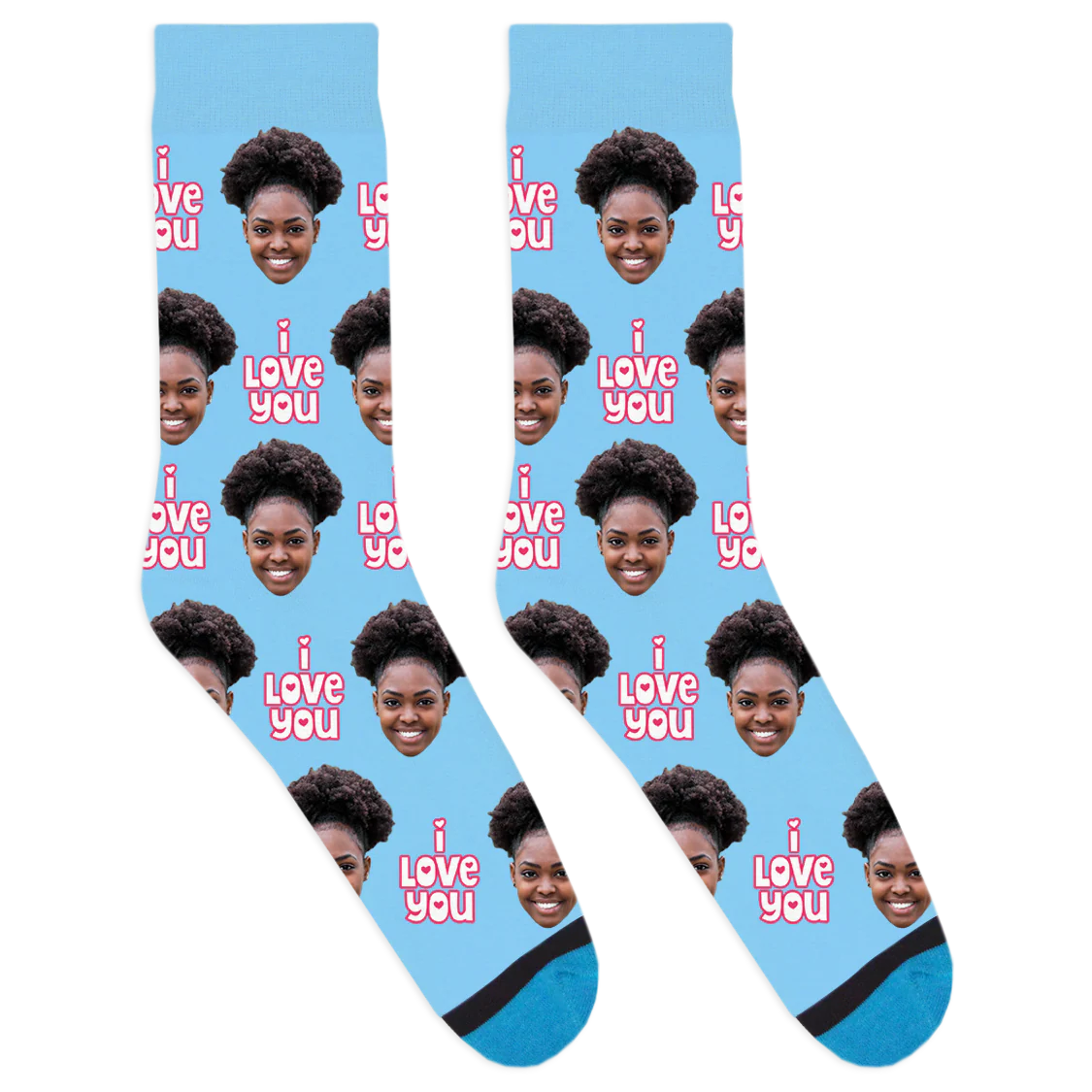Custom I Love You Socks - Image 2