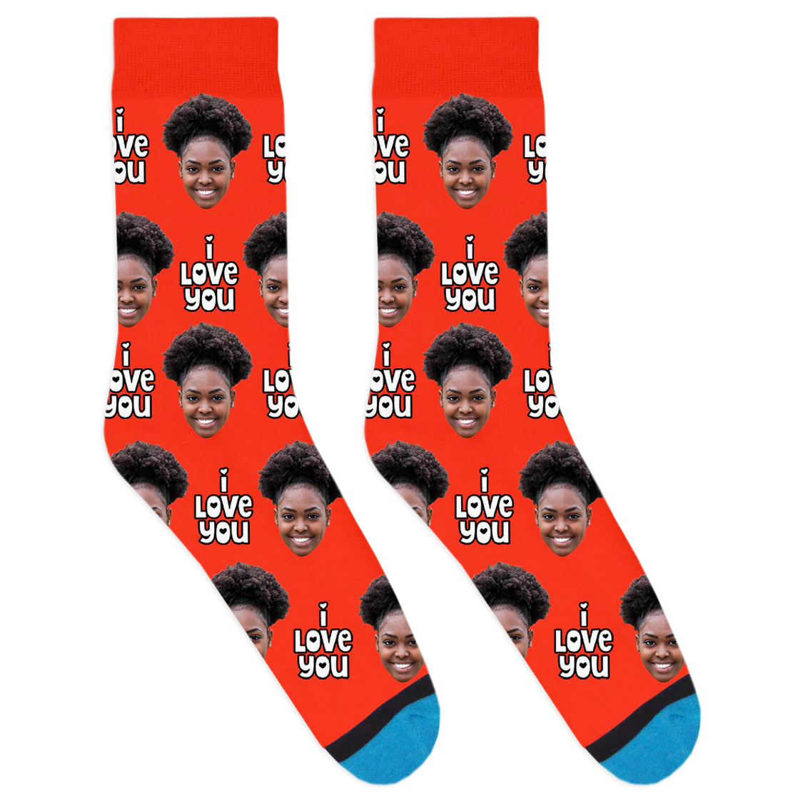 Custom I Love You Socks - Image 4