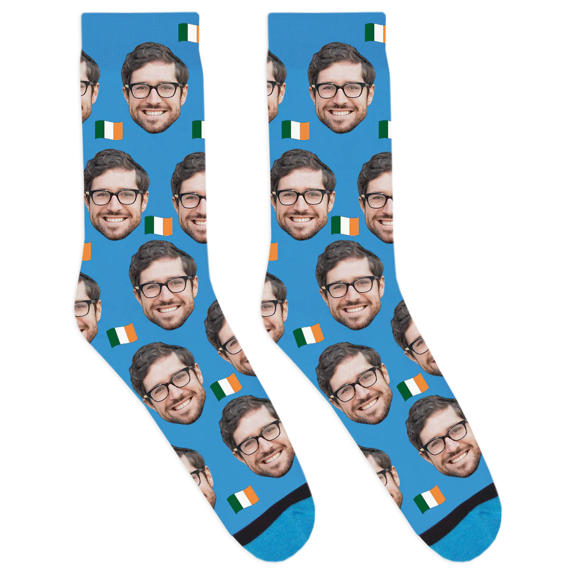 Custom Irish Flags Socks - Image 2