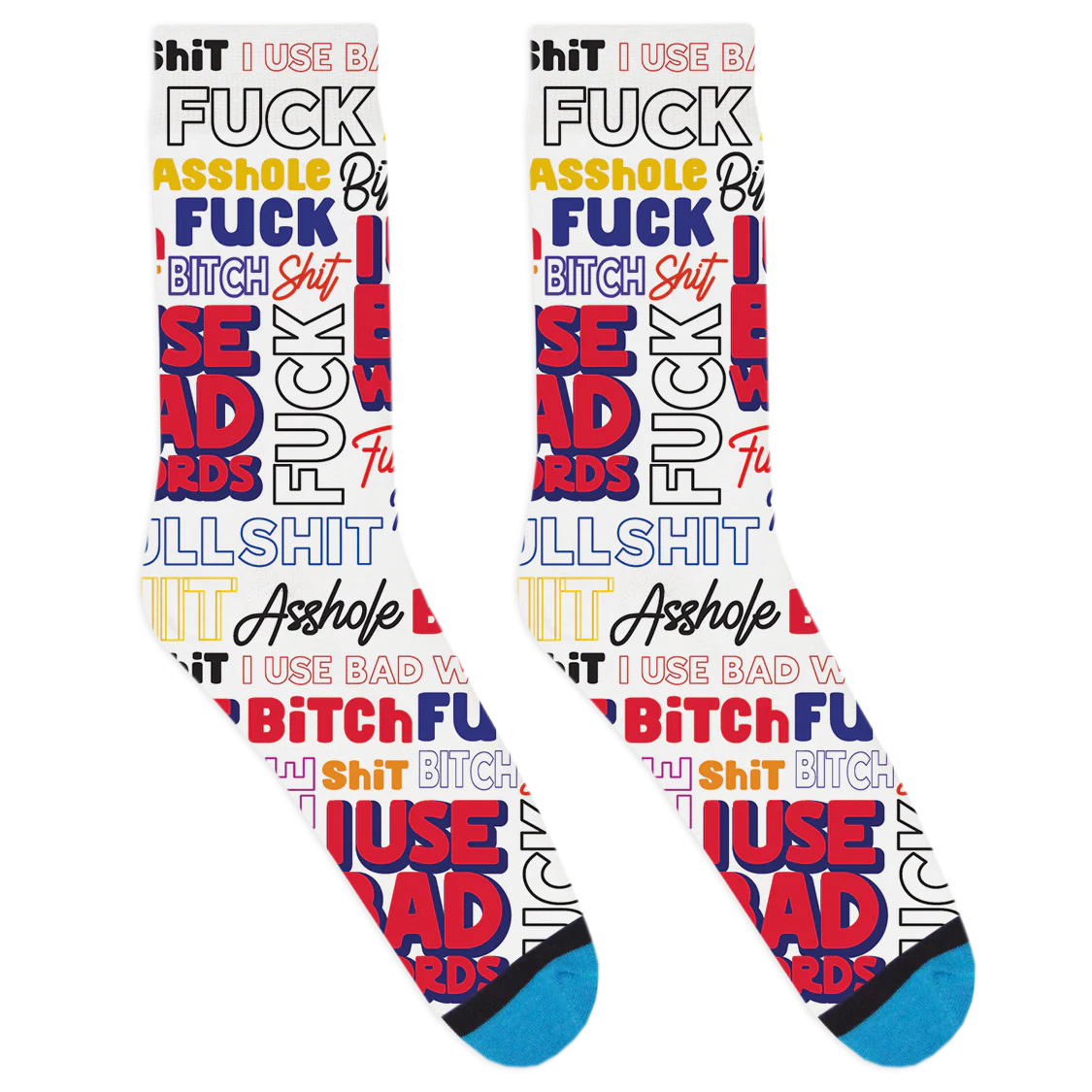 I Use Bad Words Socks