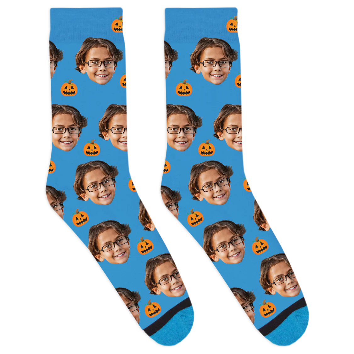 Custom Jack-O'-Lantern Socks - Image 3