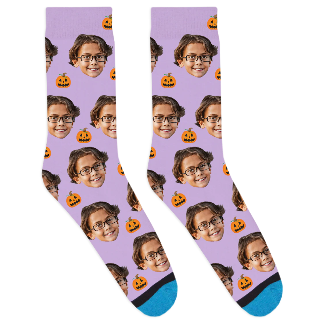 Custom Jack-O'-Lantern Socks - Image 5