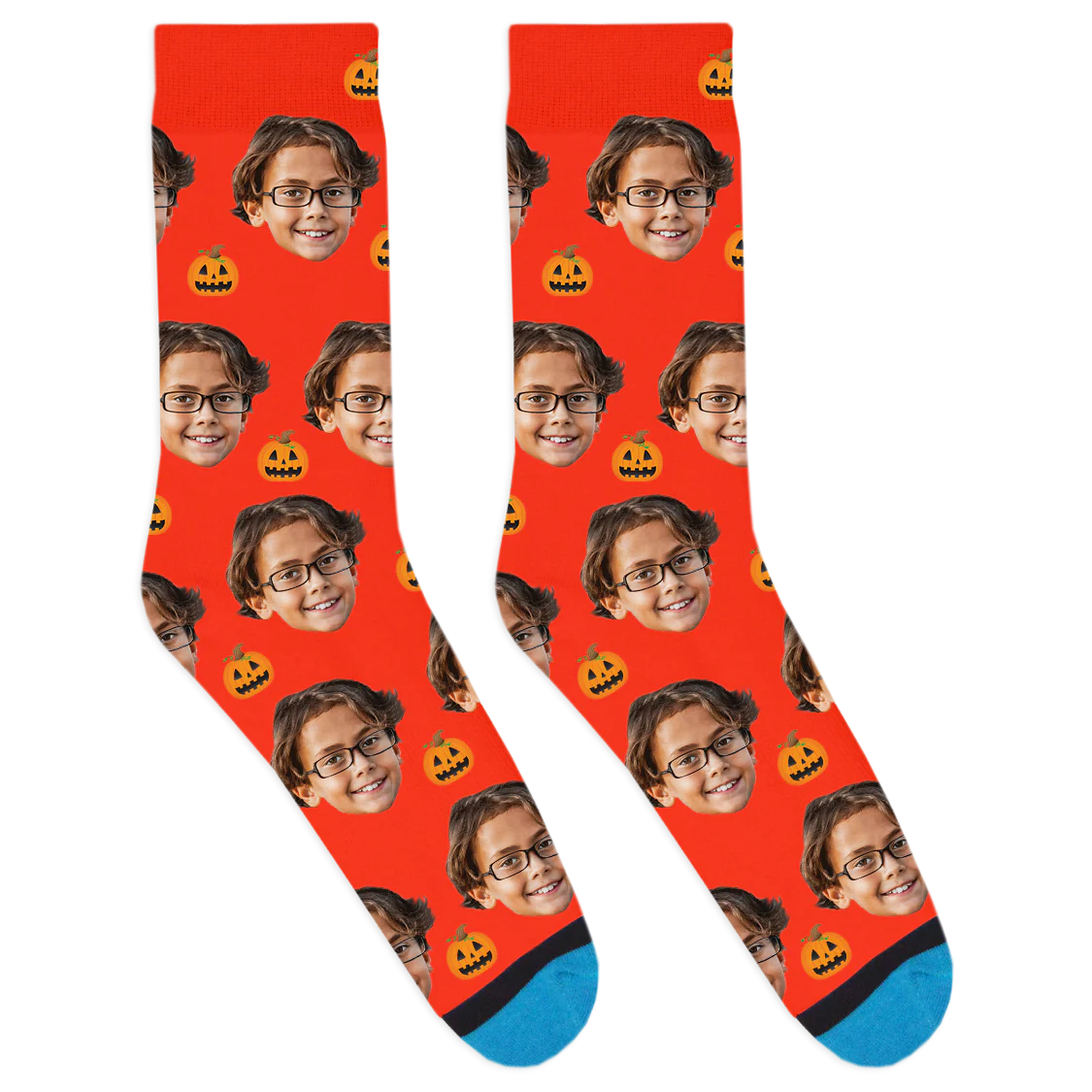 Custom Jack-O'-Lantern Socks - Image 9