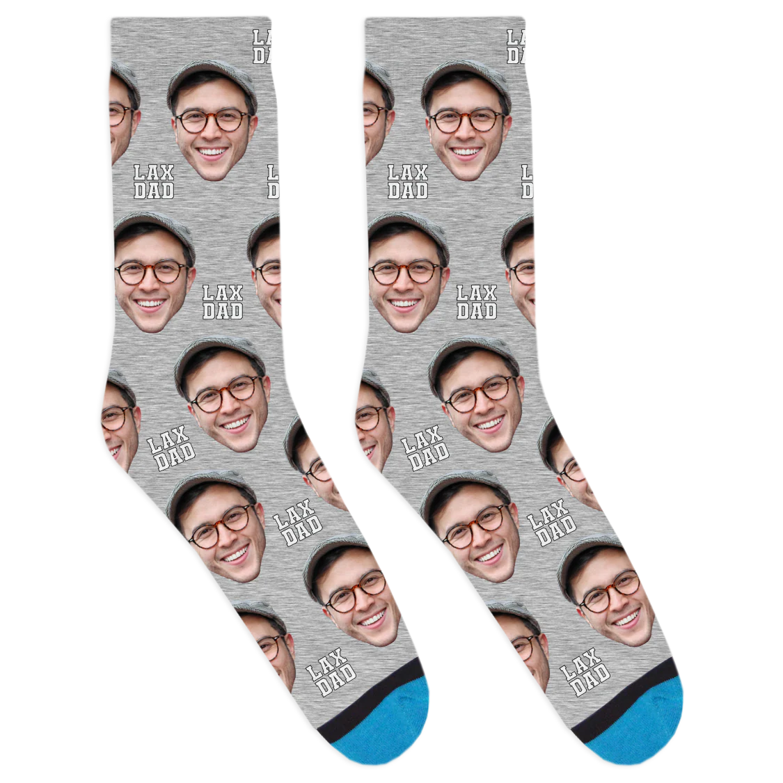 Custom Lacrosse Dad Socks - Image 4
