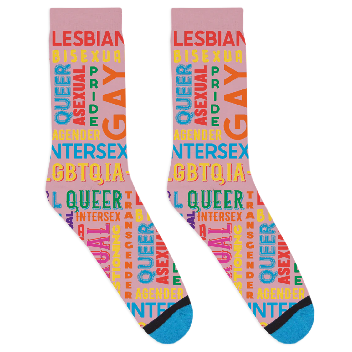 LGBTQ+ Type Socks