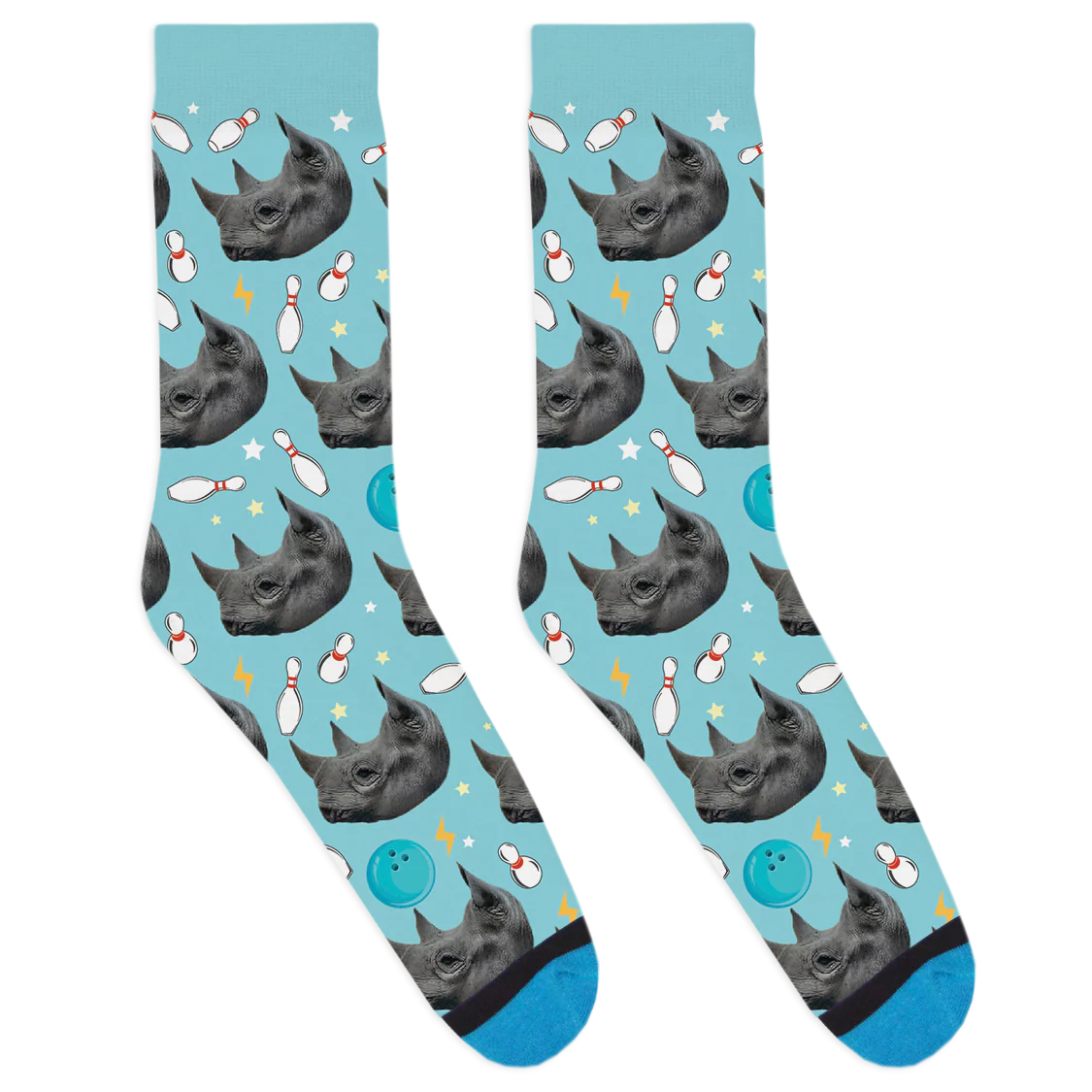 Lincoln Park AAZK - Bowling for Rhinos Socks