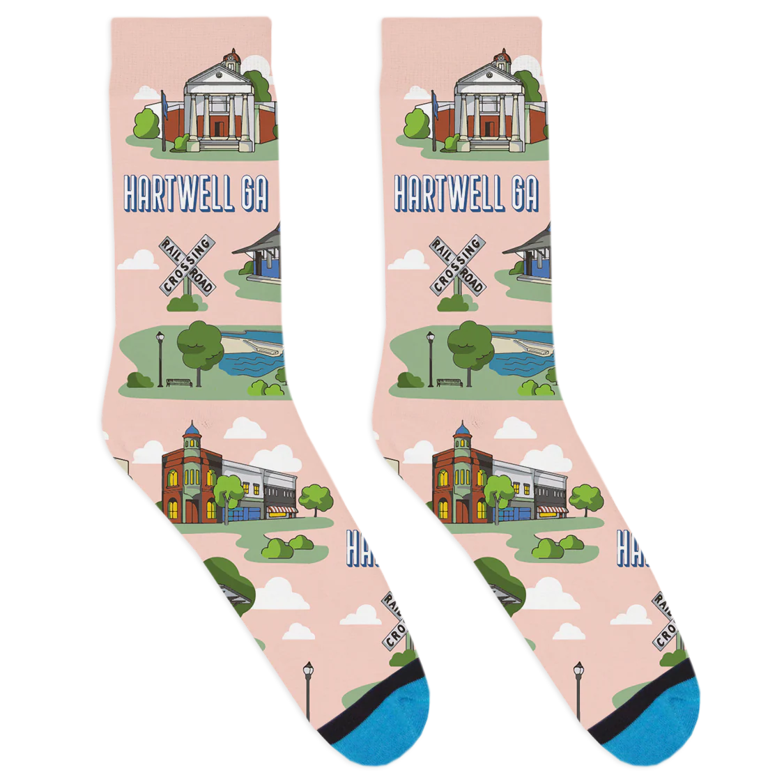 Local Landmarks - Hartwell Socks