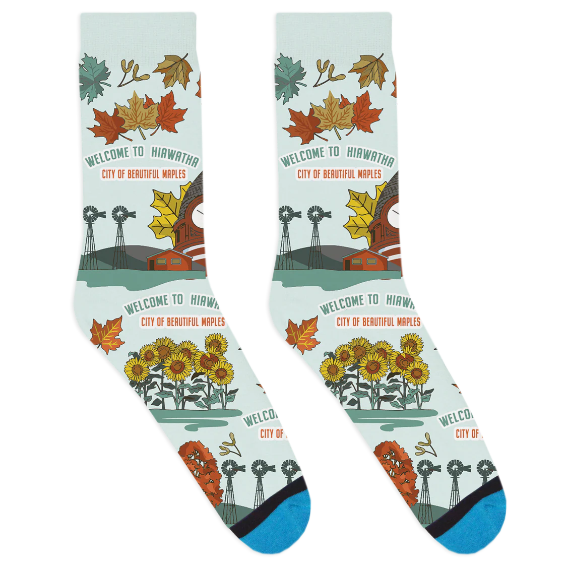 Local Landmarks - Hiawatha Socks - Image 2