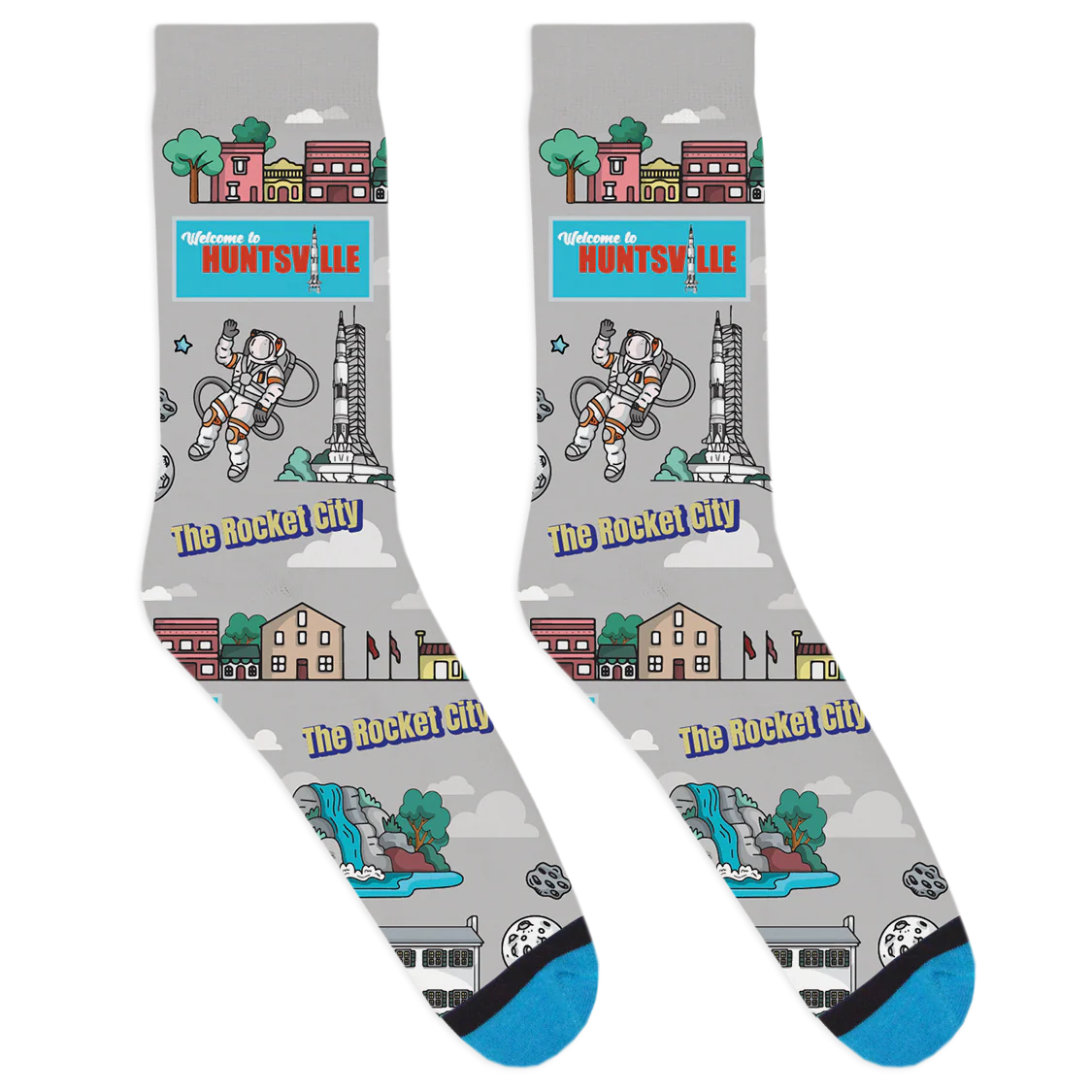 Local Landmarks - Huntsville Socks