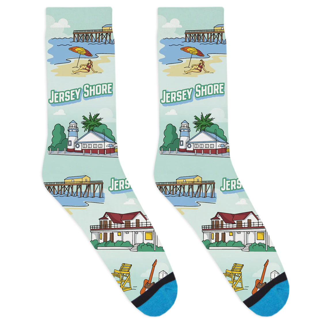 Local Landmarks - Jersey Shore Socks - Image 2