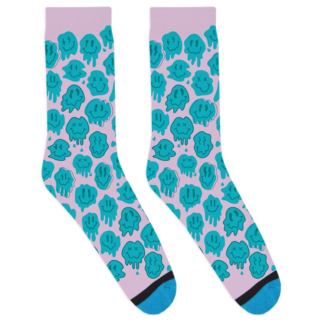 Melting Smiley Faces Socks - Image 2