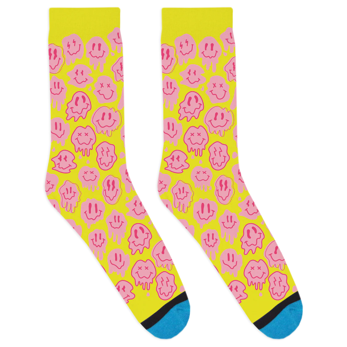 Melting Smiley Faces Socks - Image 3