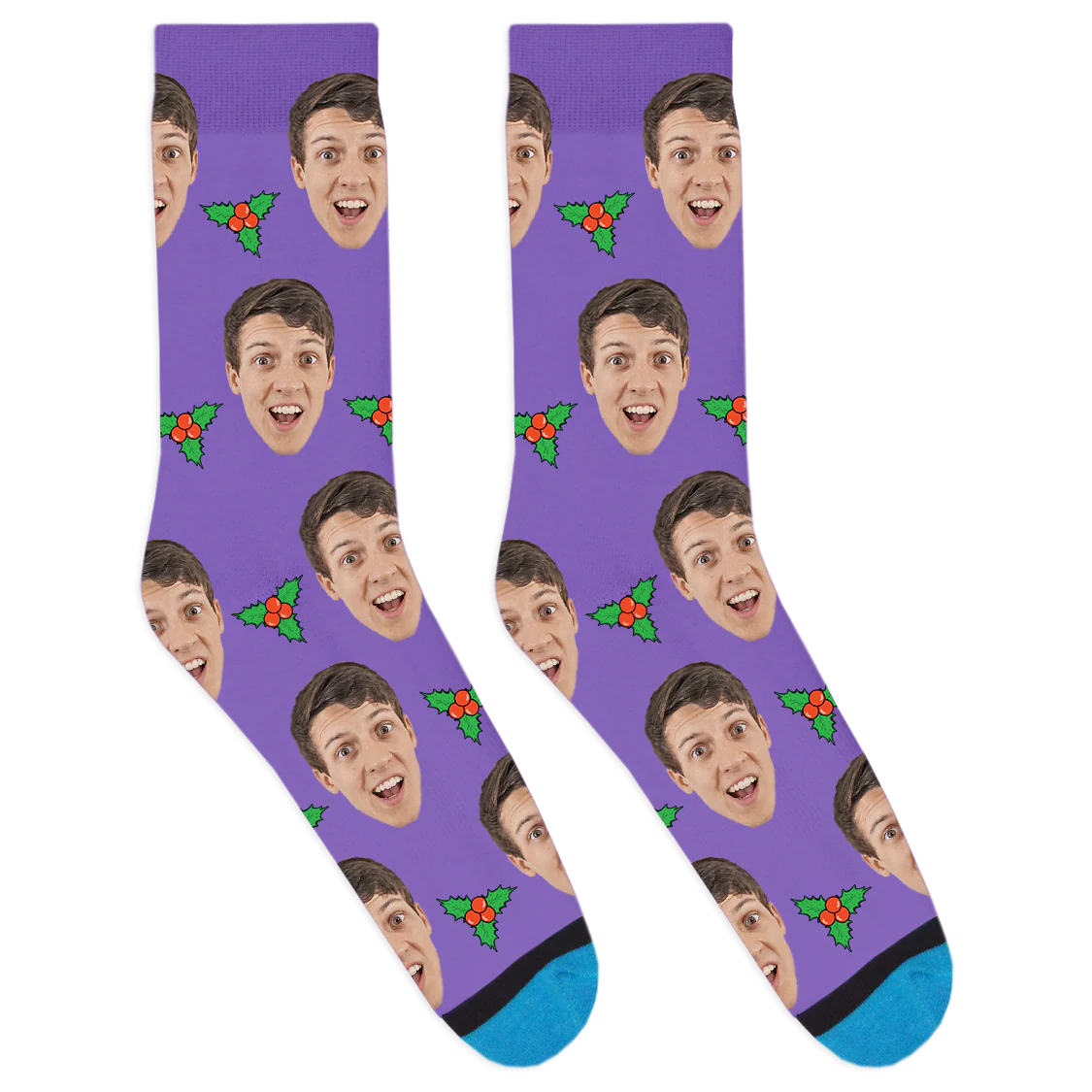Custom Mistletoe Socks - Image 8