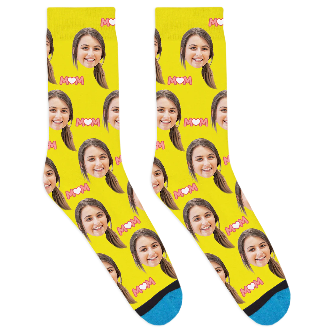 Custom Mom Heart Socks - Image 10