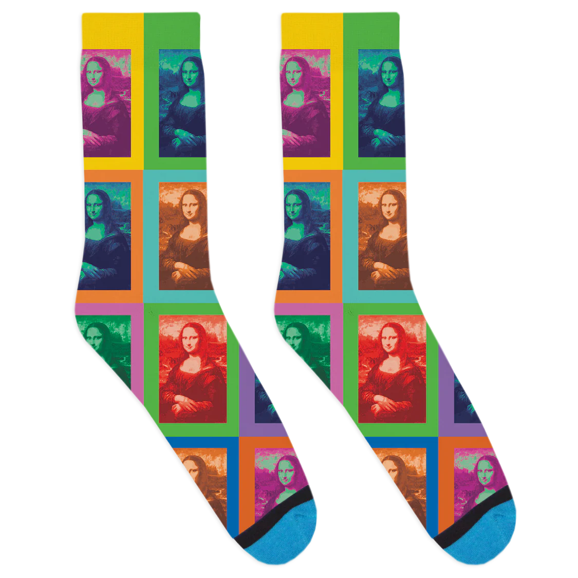 Mona Lisa Pop Art Socks