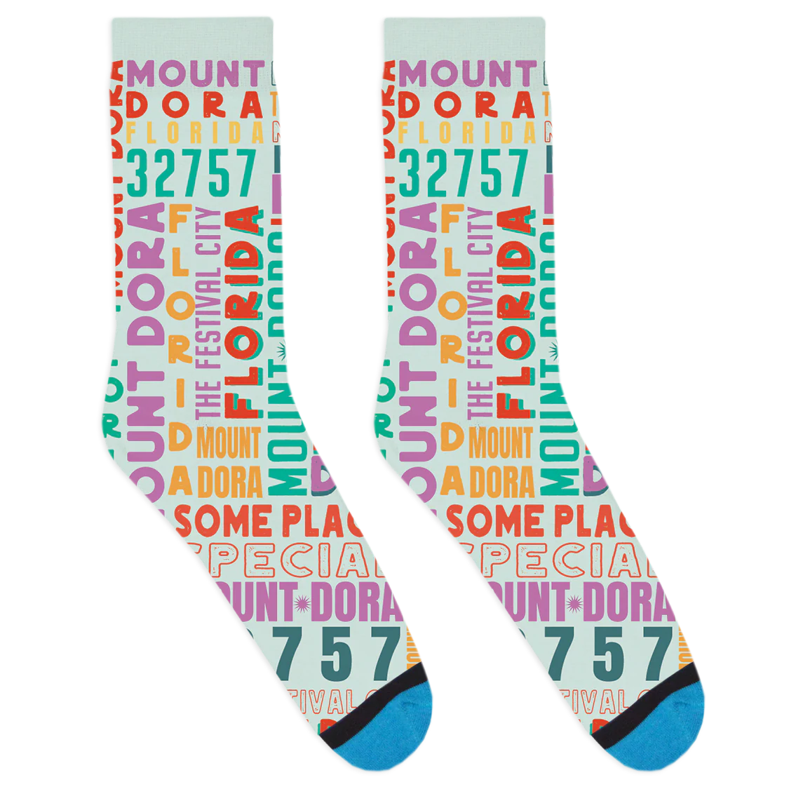 Mount Dora Text Socks - Image 2